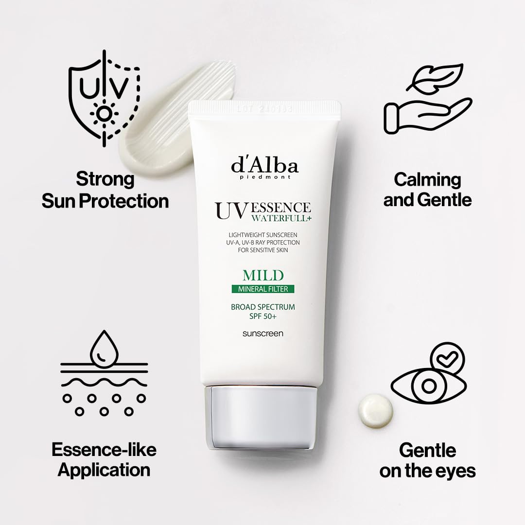d'Alba Waterfull Mild Sunscreen SPF50+ - Olive Kollection