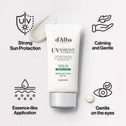 d'Alba Waterfull Mild Sunscreen SPF50+ - Olive Kollection