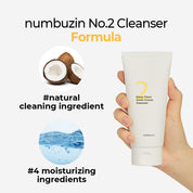 Numbuzin No.2 Deep Clean Fresh Cream Cleanser - Olive Kollection