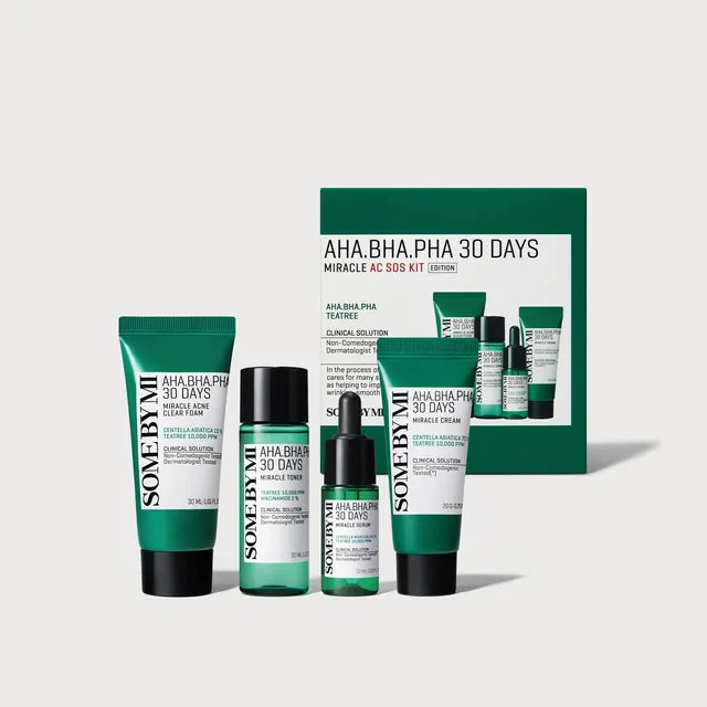 Some By Mi AHA BHA PHA 30 Days Miracle AC SOS Kit - Olive Kollection