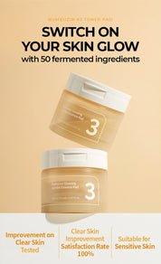 Numbuzin No.3 Radiance Glowing Jumbo Essence Pad (150ml/70 pads) - Olive Kollection