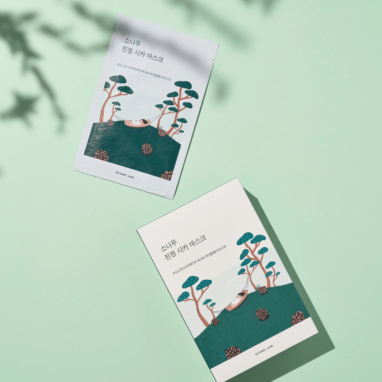 Round Lab Pine Calming Cica Sheet Mask - Olive Kollection