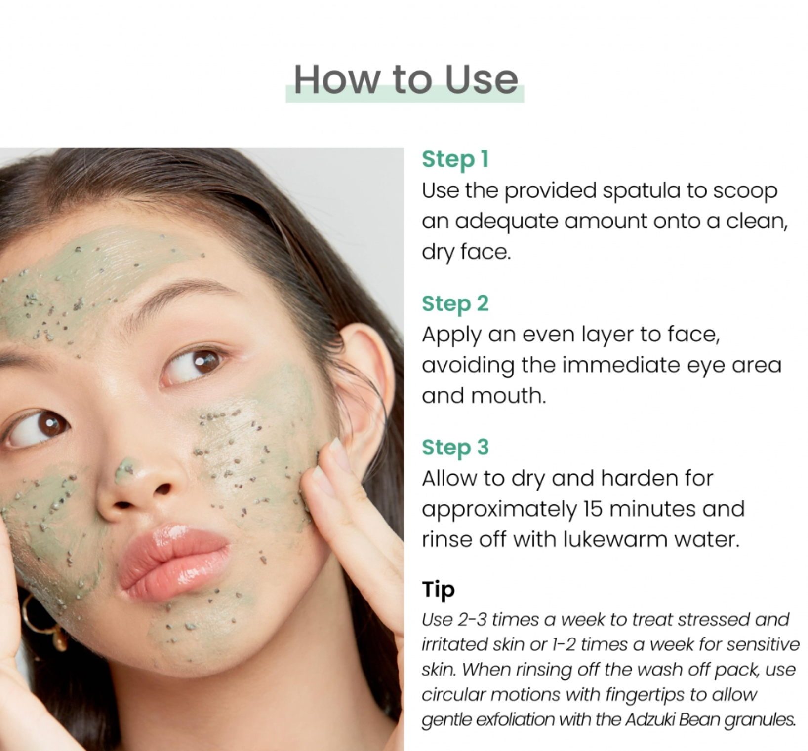 Axis-Y Mugwort Pore Clarifying Wash Off Pack - Olive Kollection