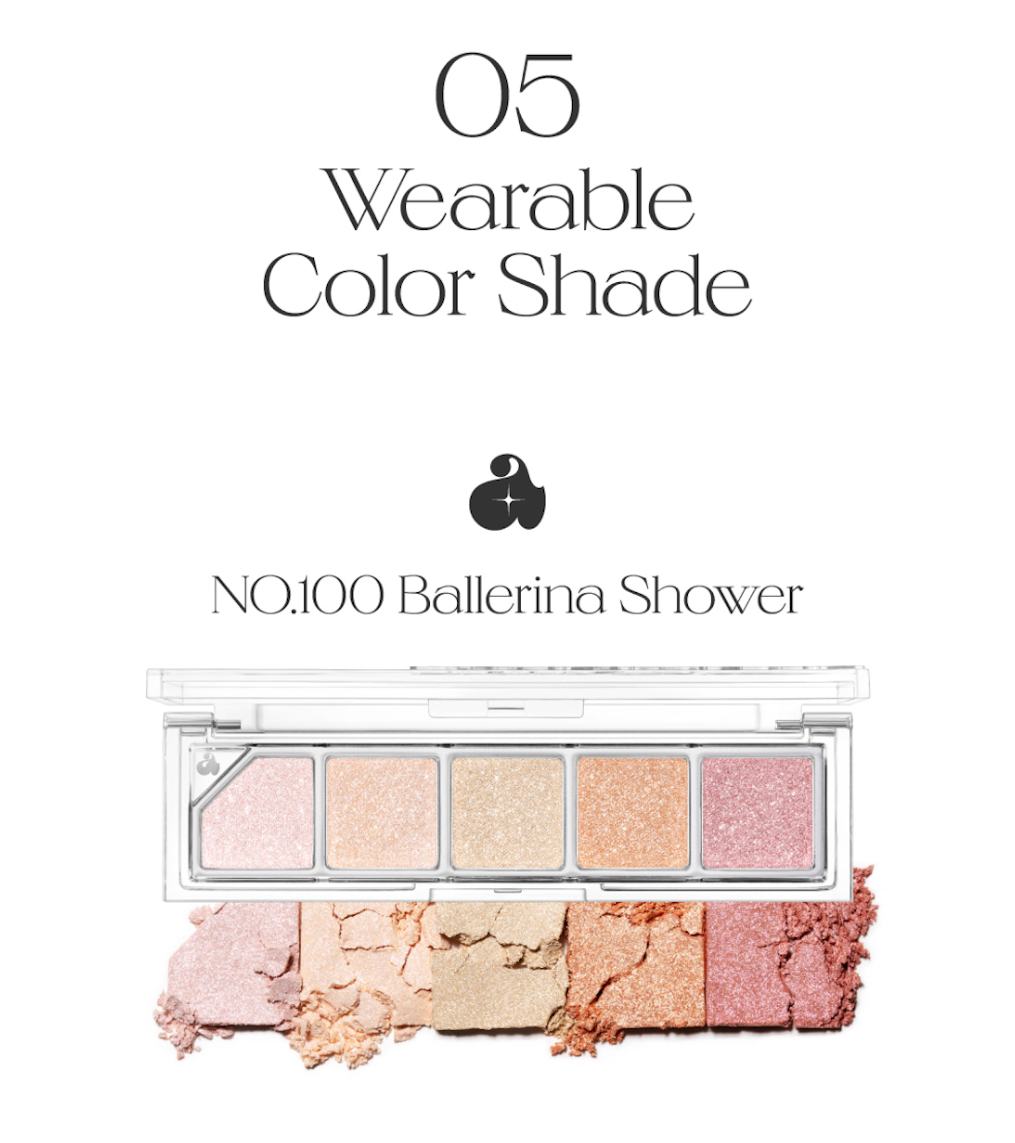 Unleashia Mood Shower Face Palette Highlighter Version - 2 Types