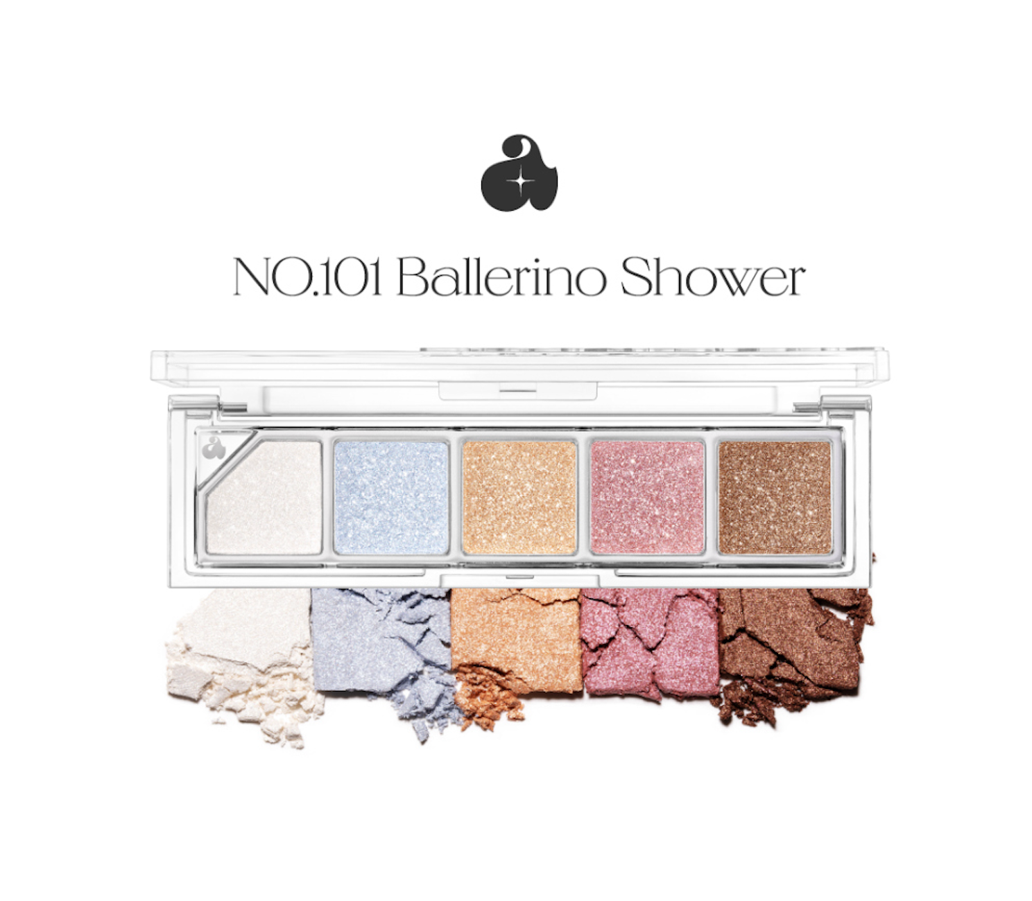 Unleashia Mood Shower Face Palette Highlighter Version - 2 Types