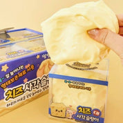 Super Soft & Stretchy Cheese Cube Squishy- Large!