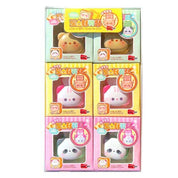 Animal Toast Keychain Clicker Toy Cute Bread Keyring