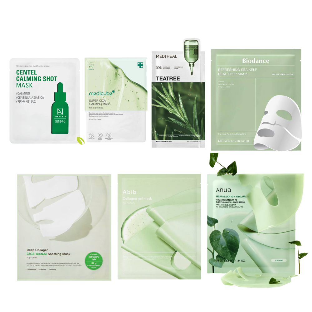 7-Day Calming Mask Set - Olive Kollection