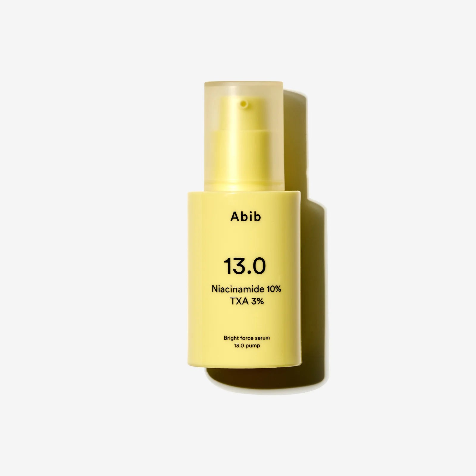 Abib Bright Force Serum texture – dense fast-absorbing no heaviness sensitive skin morning night brightening dark spot 