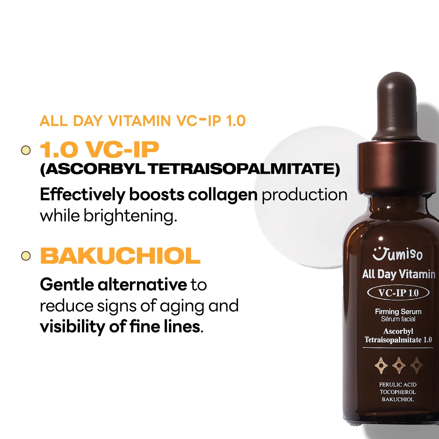 Jumiso All Day Vitamin VC-IP 1.0 Firming Serum 30ml - Olive Kollection