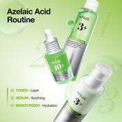 Anua Azelaic Acid Moisturizer how to use – apply after toning last step pat absorb morning night acne-prone redness sensitive oily skin K-beauty