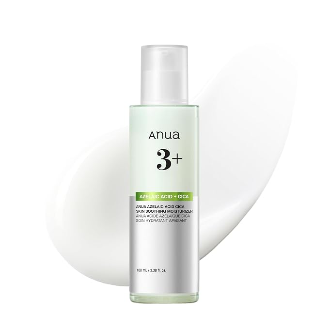 Anua Azelaic Acid Cica Soothing Moisturizer 100ml – Korean acne moisturizer glycerin-free non-comedogenic has fragrance $20