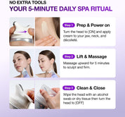 Anua Gua Sha Cream before after – firmer jawline smoother neck décolleté visible contour improvement Korean anti-aging