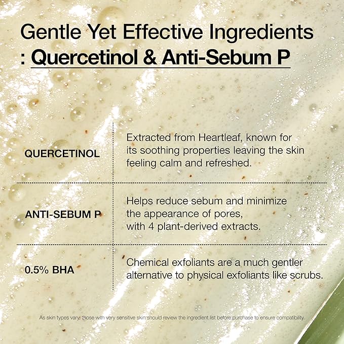 Anua Heartleaf Quercetinol Pore Deep Cleansing Foam - Olive Kollection