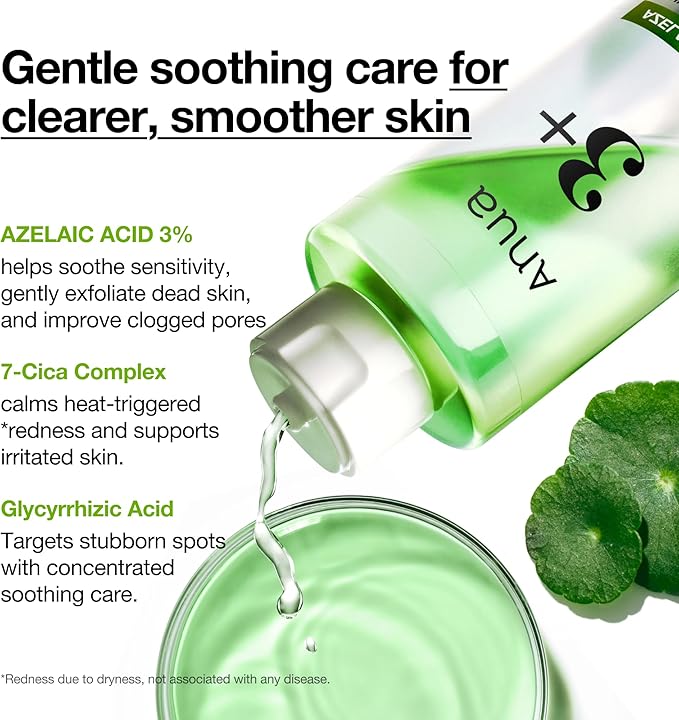 Anua Azelaic Acid 3 Cica Skin Clarifying Toner