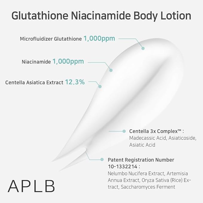 APLB Glutathione Niacinamide Body Lotion - Olive Kollection