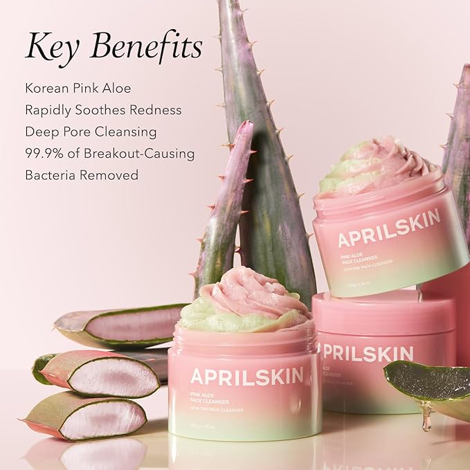 April Skin Pink Aloe Facial Polish Cleanser - Olive Kollection