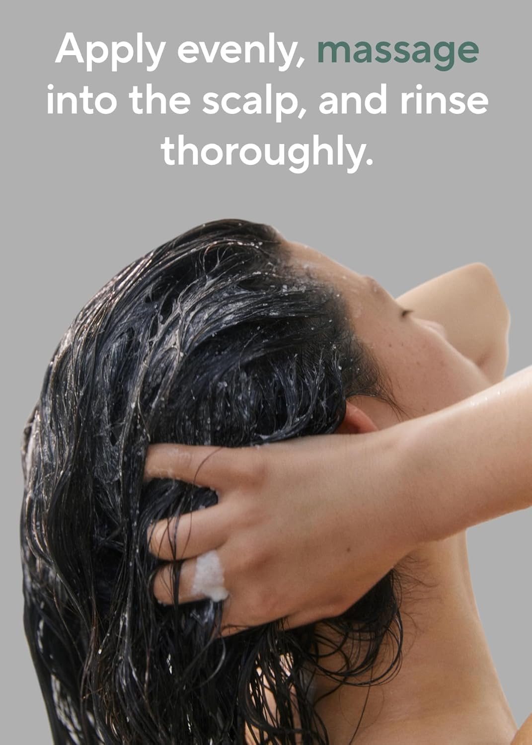 Aromatica Rosemary Salt Scrub scalp care – removes buildup flakes oil dead skin cells refreshed clean scalp Korean vegan