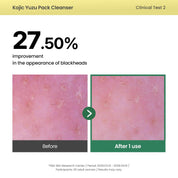 Axis-Y Kojic Yuzu Pack Cleanser – vegan Centella Panthenol Beta-Glucan 60g Korean brightening cleanser Olive Kollection