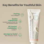 Axis-Y LHA Peel & Fill Pore Cream how to use – apply after routine final step or before moisturizer AM PM pore balancing daily use