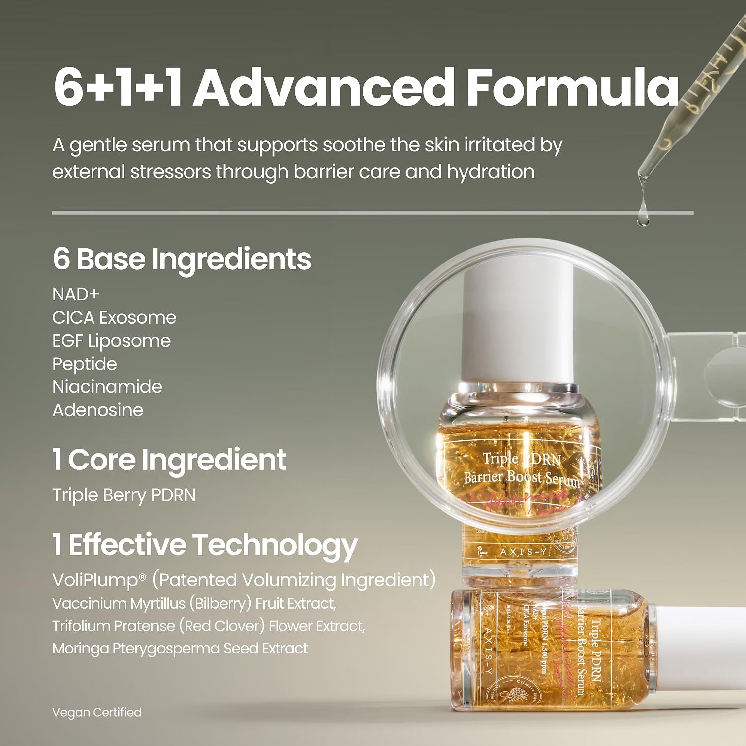 Axis-Y Triple PDRN Serum NAD+ and cica exosome complex