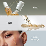 Axis-Y Triple PDRN Serum applied to face