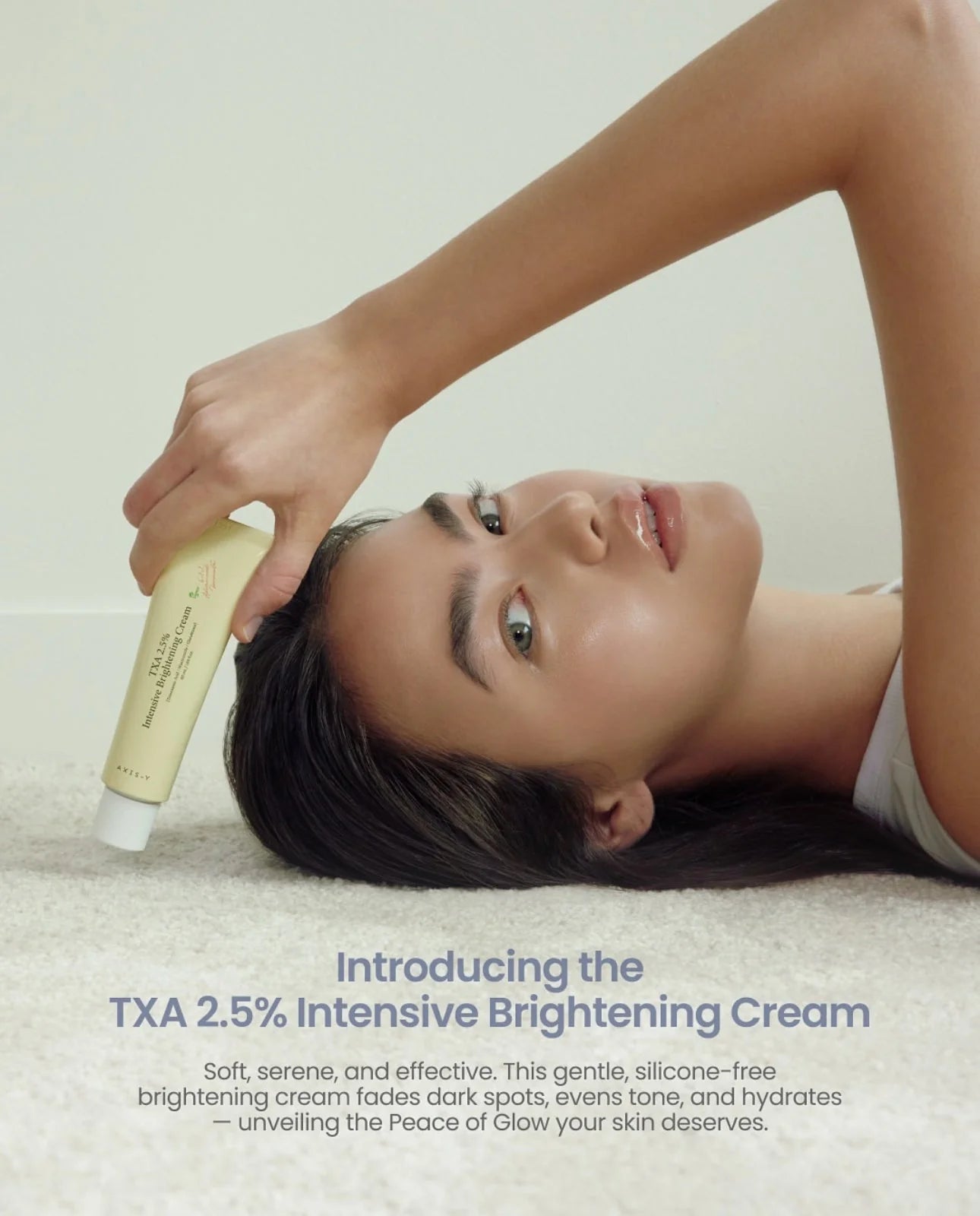 AXIS-Y TXA 2.5% Intensive Brightening Cream 50ml – Korean TXA Brightening Cream Niacinamide Glutathione Silicone-Free Fragrance-Free – Olive Kollection