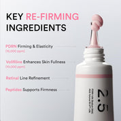Abib PDRN Volume Fill-it pink cream texture swatch – lightweight Korean plumping booster cream
