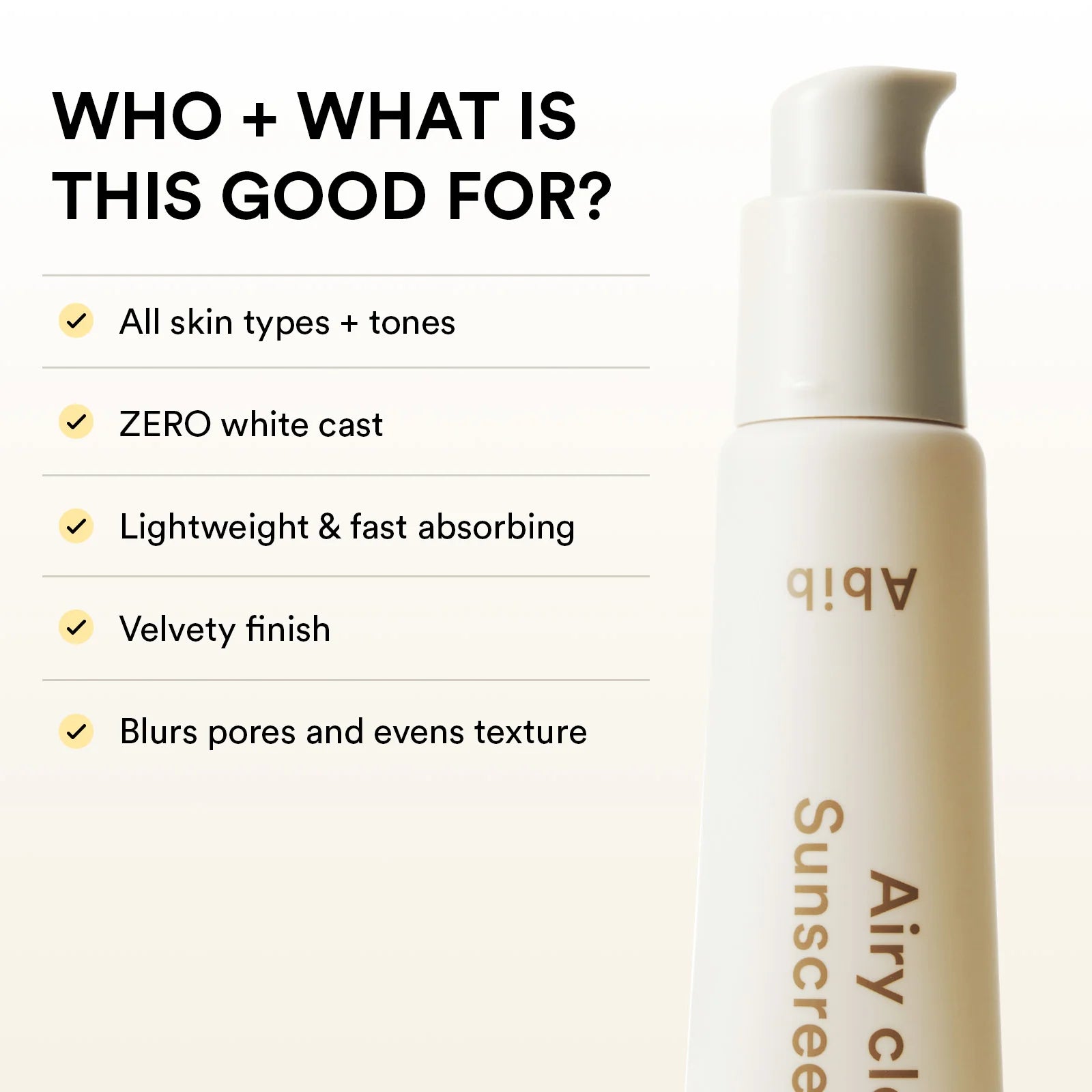 Abib Sunscreen Gel semi-matte finish – oil control no shine hydrated underneath Korean sunscreen oily combo skin