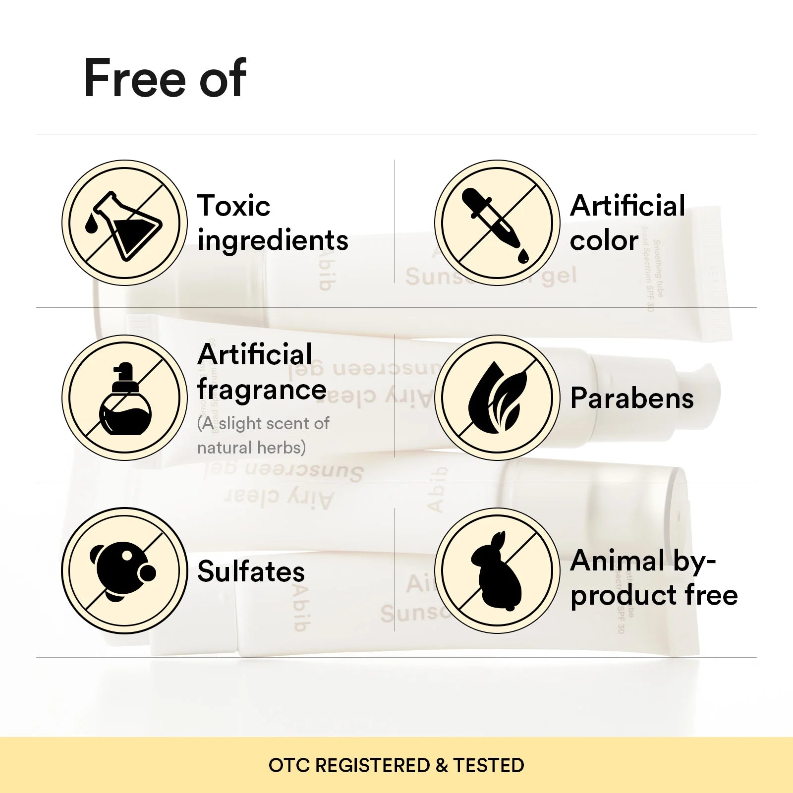 Abib Sunscreen Gel lightweight feel – barely there weightless comfortable daily wear Korean sunscreen reef safe