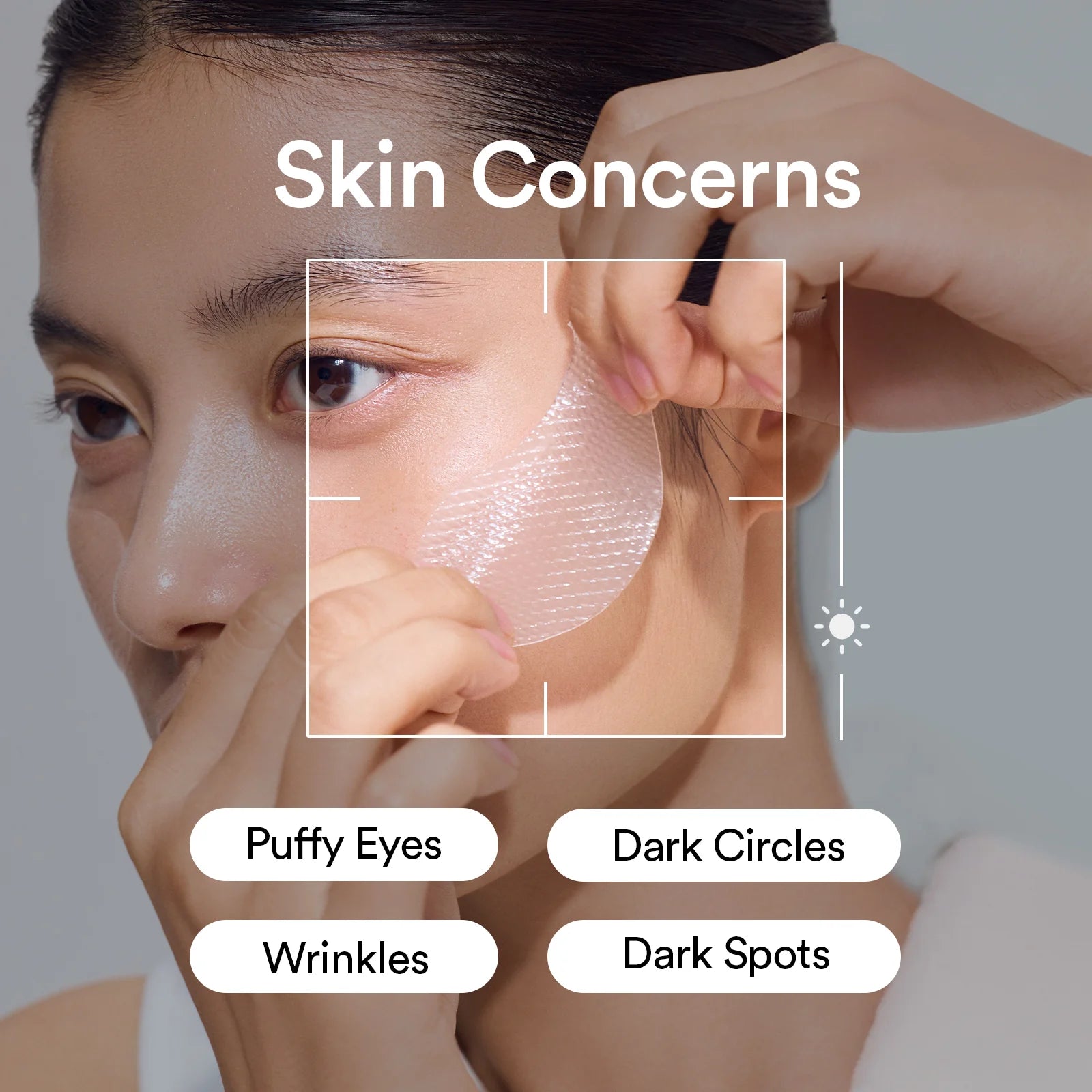 Abib Eye Patch Niacinamide Caffeine – brighten dark circles even melanin de-puff blood vessels two actives two mechanisms 20 minutes under-eye
