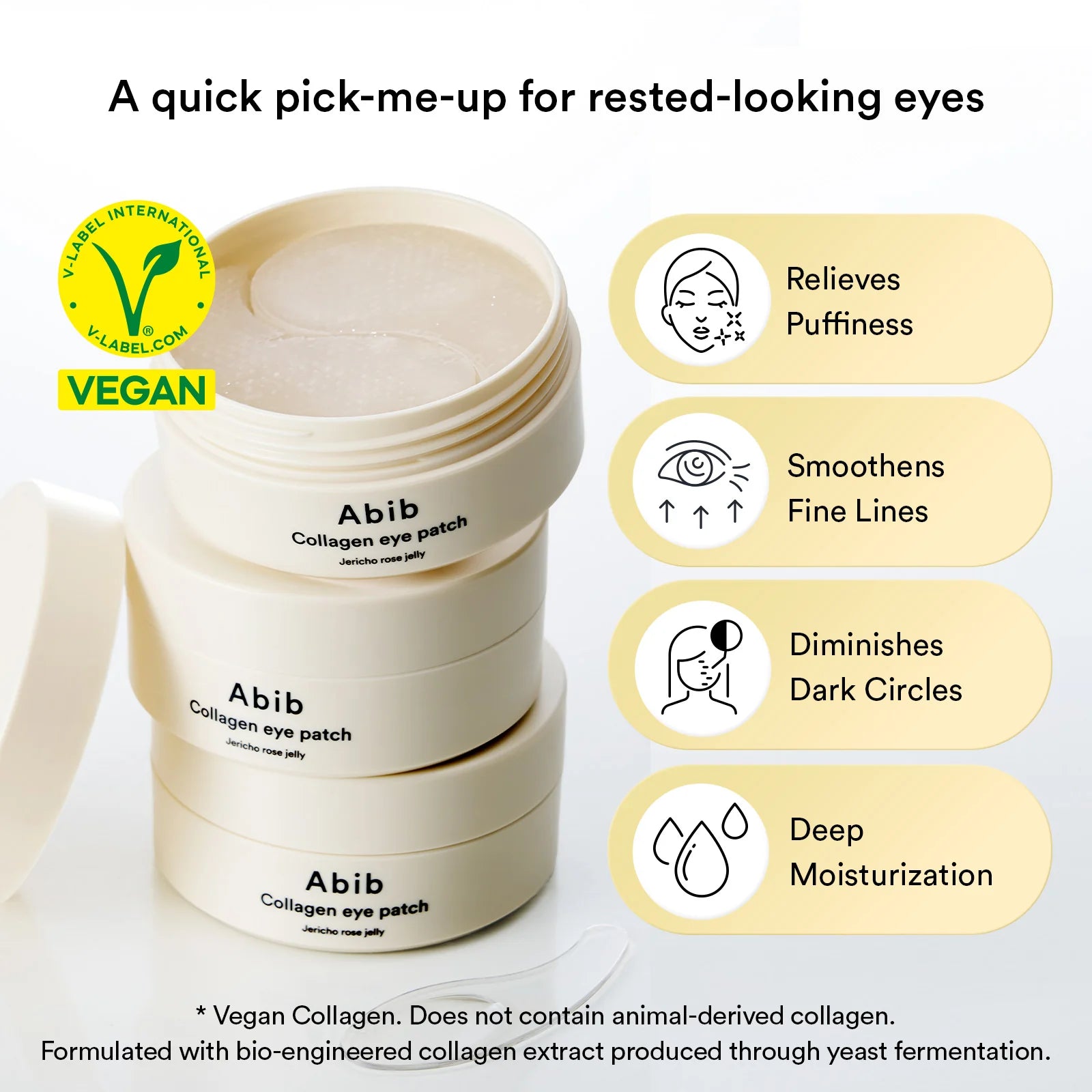 Abib Jericho Rose Eye Patch resurrection plant – Anastatica Hierochuntica antioxidant polyphenol oxidative stress moisture balance elasticity eye area