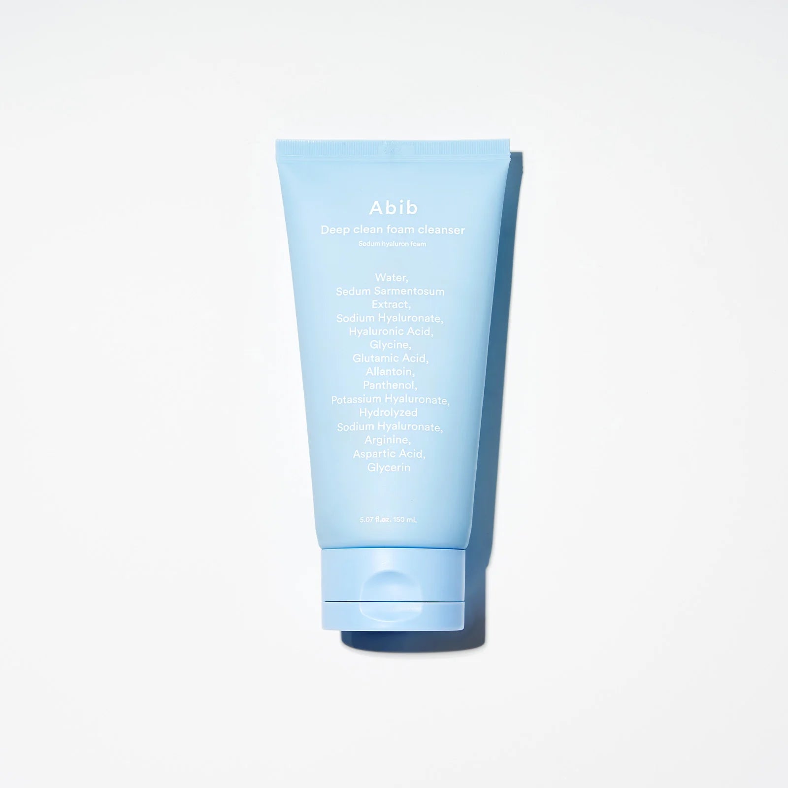 
Abib Deep Clean Foam Cleanser Sedum Hyaluron 150ml – Korean foam cleanser 8 HA types 18 amino acids Jeju Sedum fragrance-free 5 stars $15.50