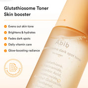 Abib Glutathiosome Dark Spot Toner Skin Booster product packaging