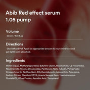 Abib Red effect serum 1.05 pump