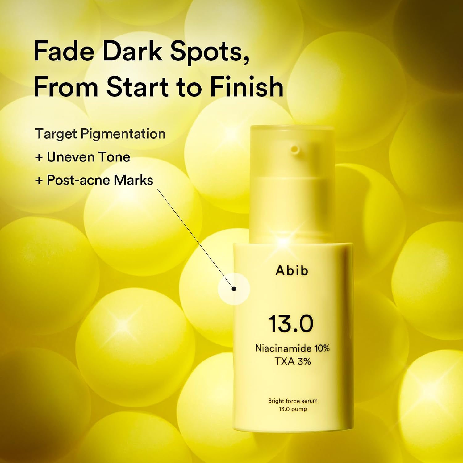 
Abib Bright Force Serum texture – dense fast-absorbing no heaviness sensitive skin morning night brightening dark spot hyperpigmentation