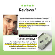 Abib Collagen Gel Mask Niacinamide Peptide – Palmitoyl Tripeptide-5 collagen signal Adenosine firm Sodium Hyaluronate Xylitol cool refreshing