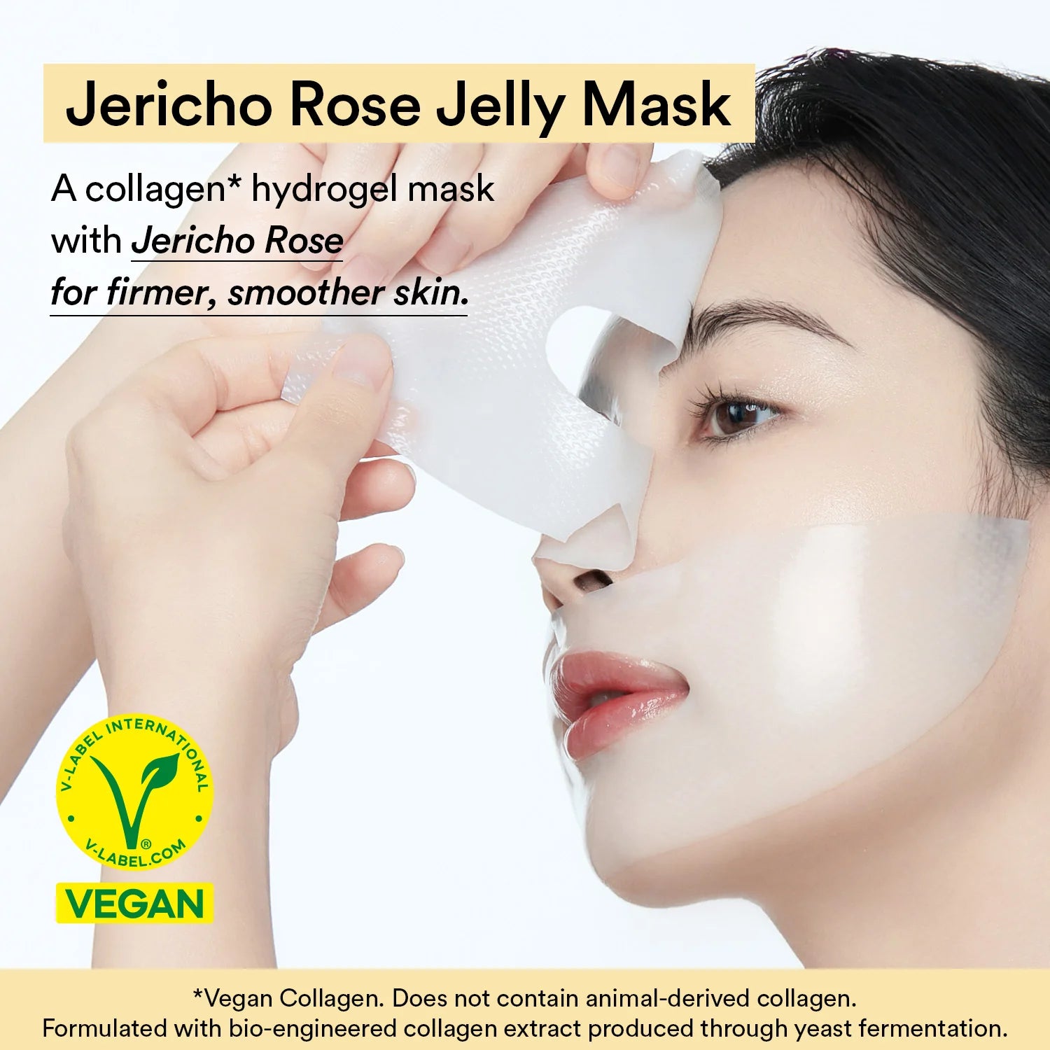 Abib Jericho Rose Gel Mask Ceramide NP Tripeptide-5 – barrier lipid reinforce long-lasting moisture after removal signal own collagen production