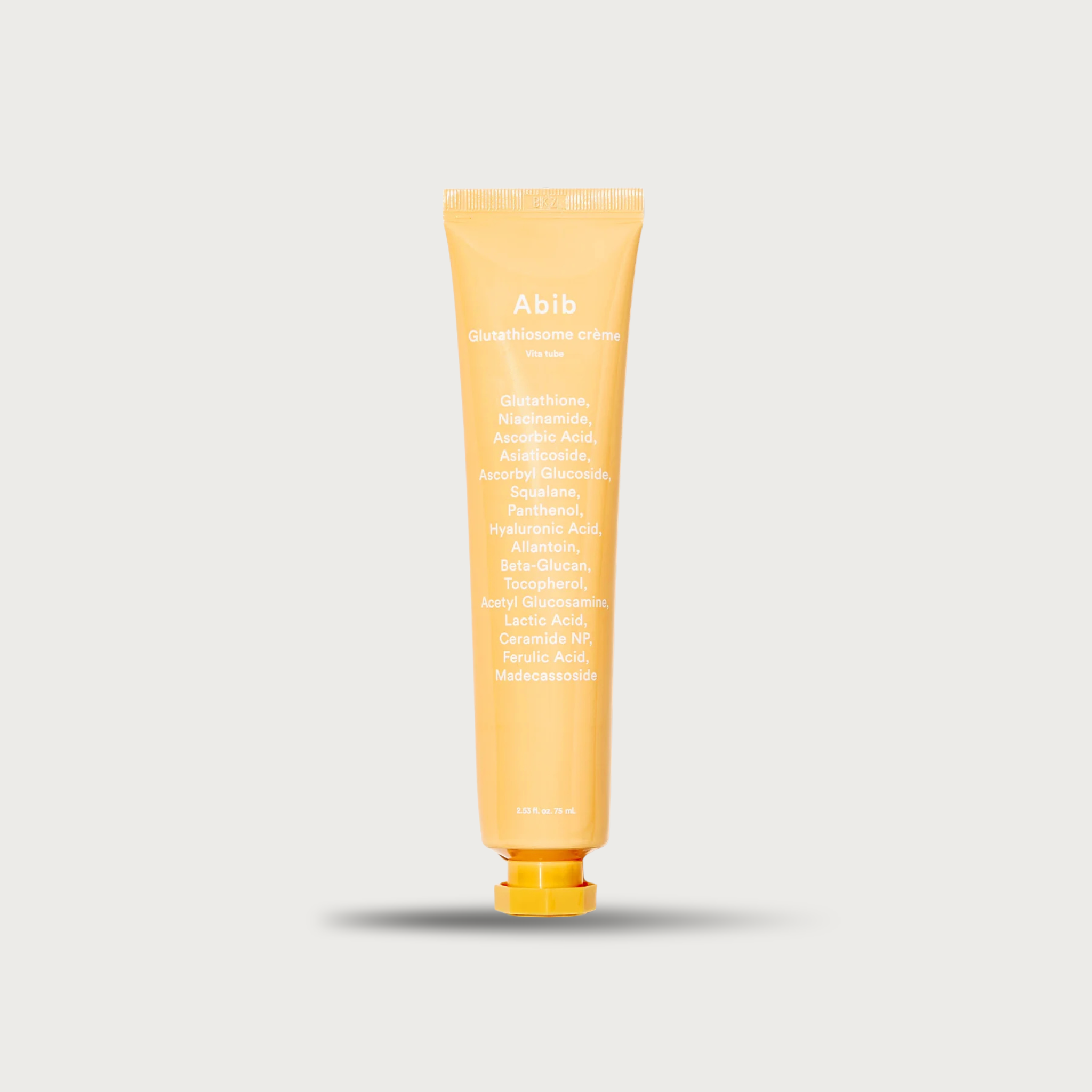 Abib Glutathiosome Cream Vita Tube 75ml – Korean brightening cream Glutathiosome Triple Vitamin C Niacinamide 6 HA fragrance-free $32