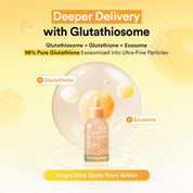 Abib Glutathiosome Serum micro beads – visible Glutathiosome beads burst on application concentrated Glutathione deeper absorption tyrosinase melanin