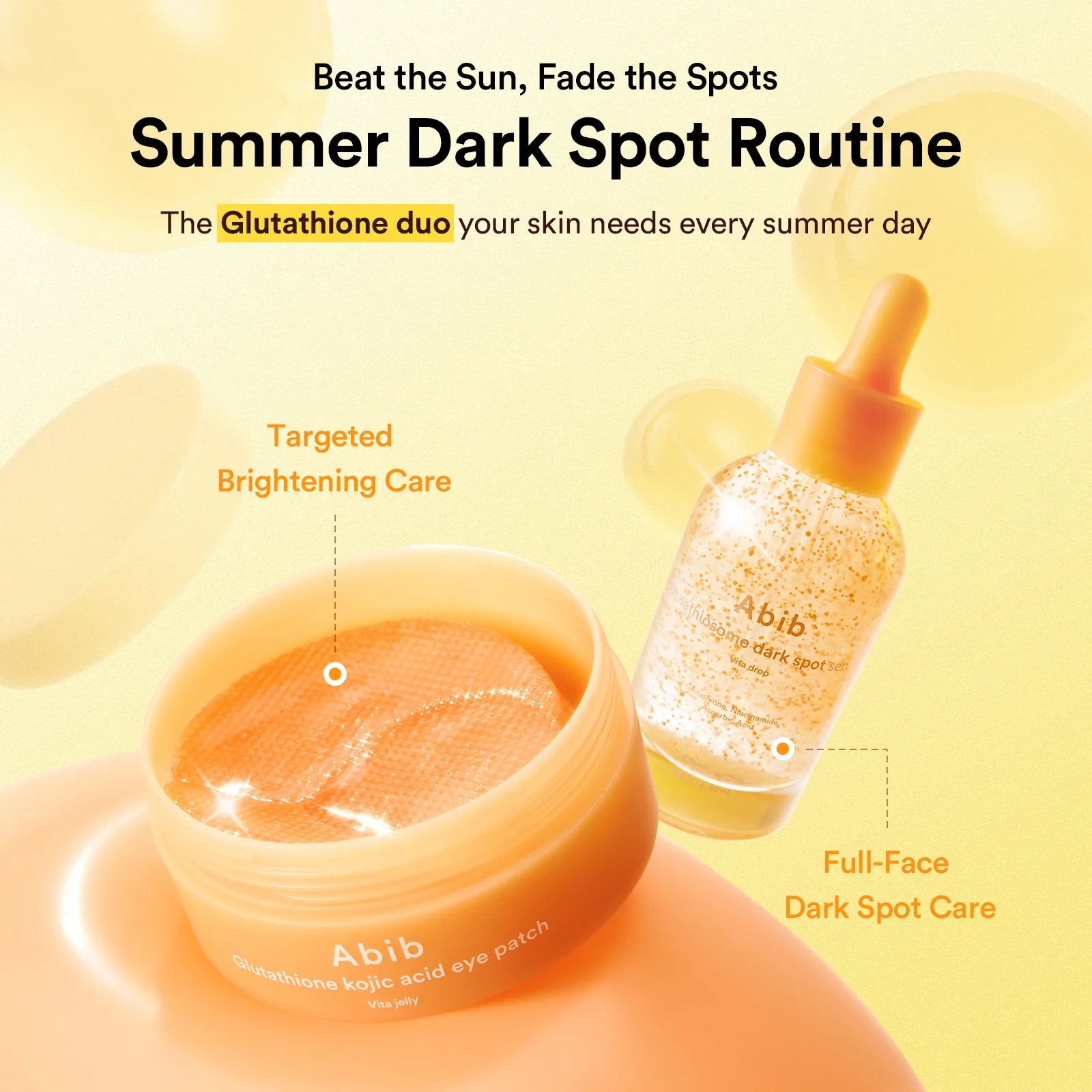 Abib Glutathiosome Dark Spot Serum Vita Drop 50ml $25 – fragrance-free Korean brightening Olive Kollection authentic K-beauty since 2018