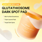 Abib Glutathiosome Pad Glutathiosome technology – liposome-delivered Glutathione deeper penetration tyrosinase inhibit melanin reduce neutralize
