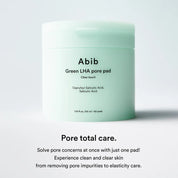 Abib Green LHA Pore Pad Clear Touch 60P - Olive Kollection