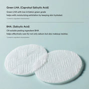 Abib Green LHA Pore Pad Clear Touch 60P - Olive Kollection