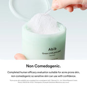 Abib Green LHA Pore Pad Clear Touch 60P - Olive Kollection