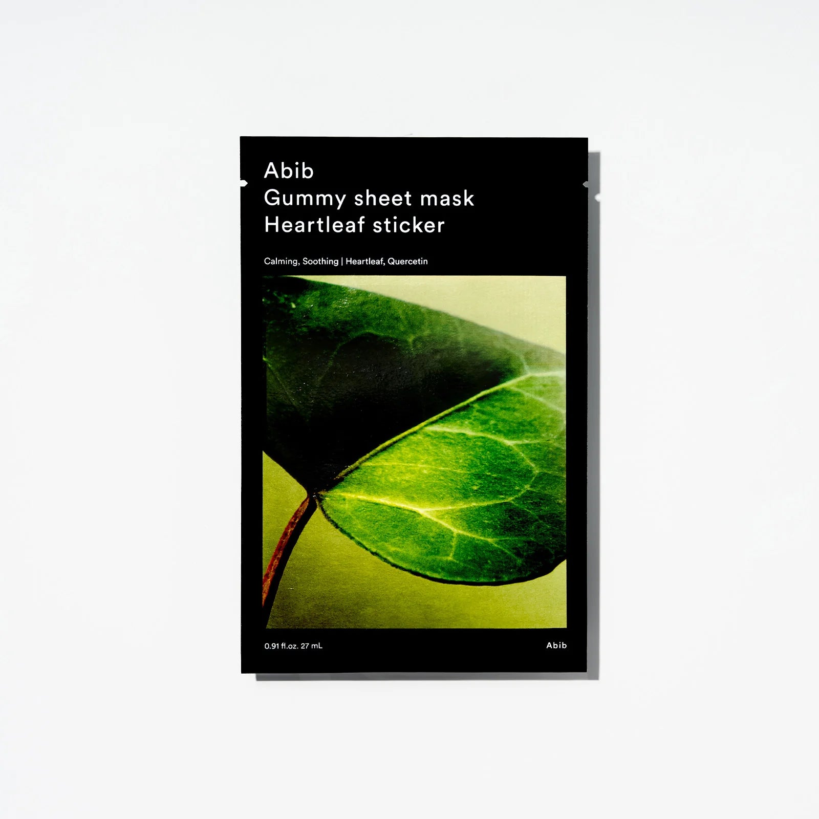 Abib Gummy Sheet Mask Heartleaf Sticker $3 – Korean calming mask 4 reviews 5.0 stars gummy microfiber Olive Kollection K-beauty since 2018