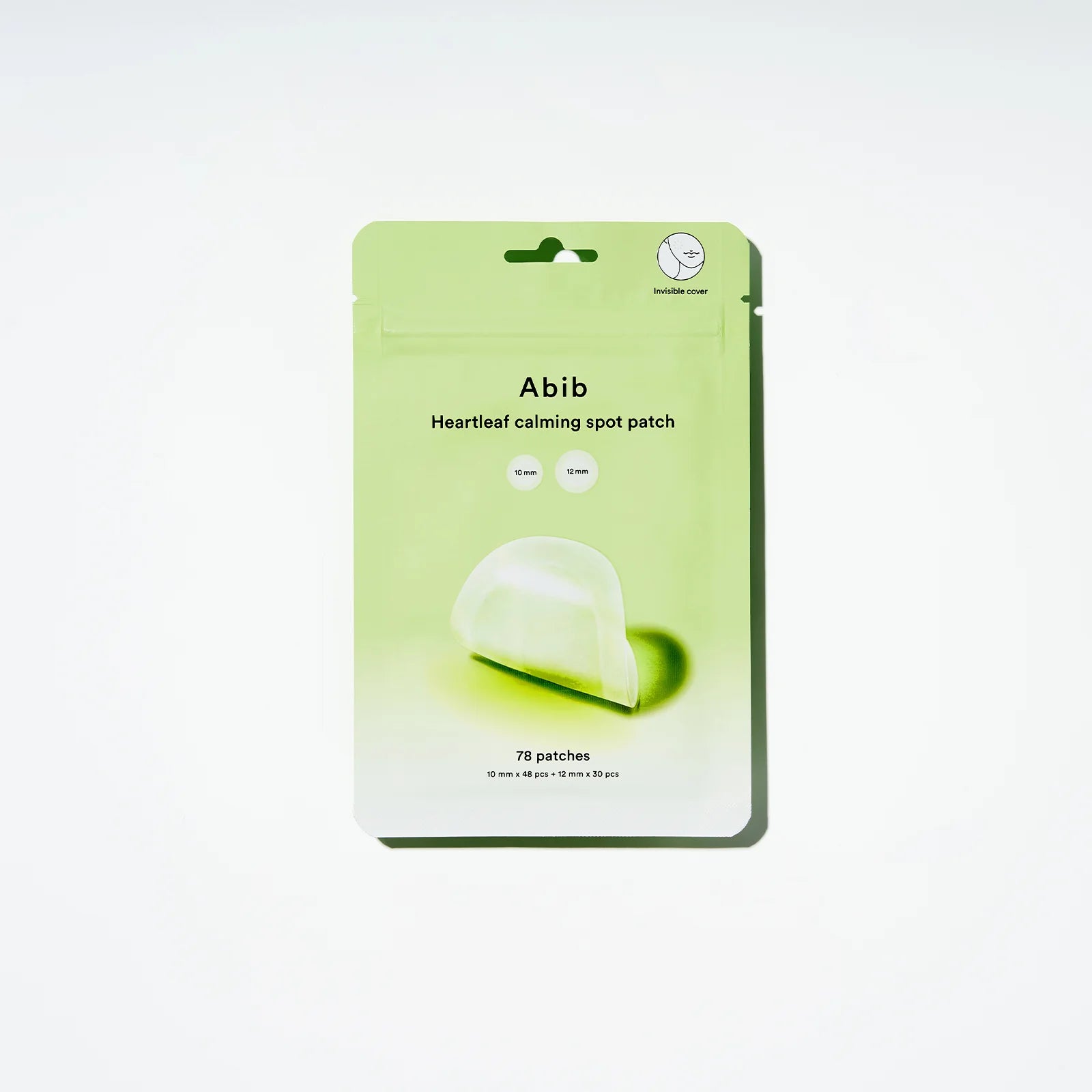 Abib Heartleaf Calming Spot Patch 78pcs – Korean acne patch Beveling Technology invisible tapered edges Heartleaf Tea Tree Centella $9
