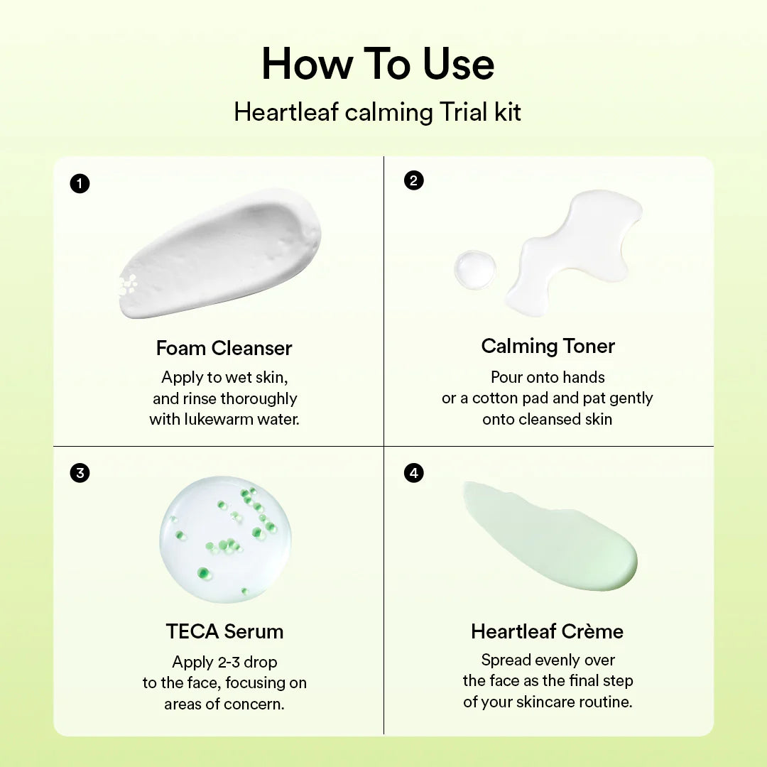 Abib Heartleaf Calming Trial Kit Travel-friendly Essential Set