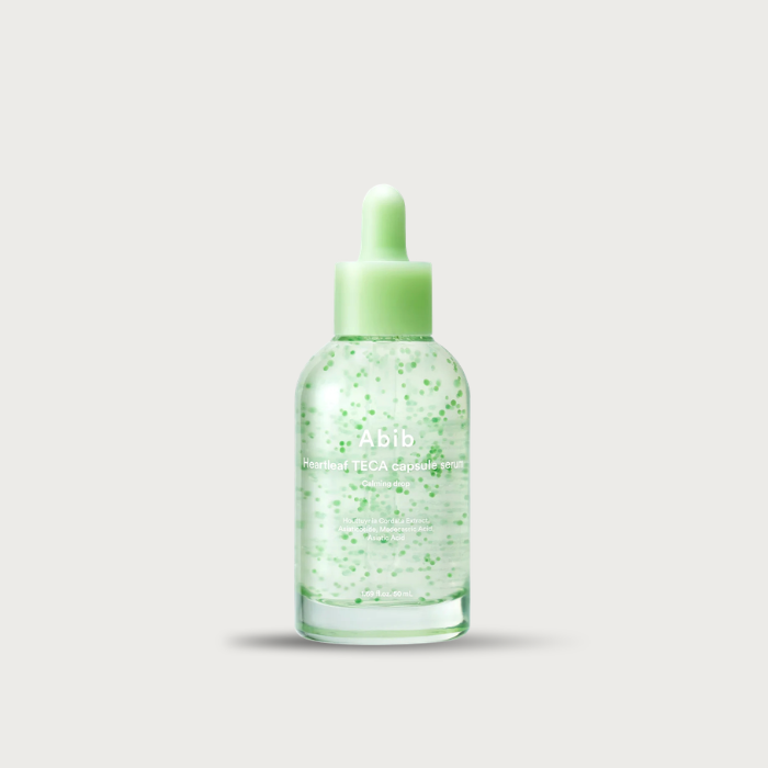 Abib Heartleaf TECA Capsule Serum Calming Drop 50ml – Korean calming serum Heartleaf centella Niacinamide Ectoin acne redness fragrance-free $20