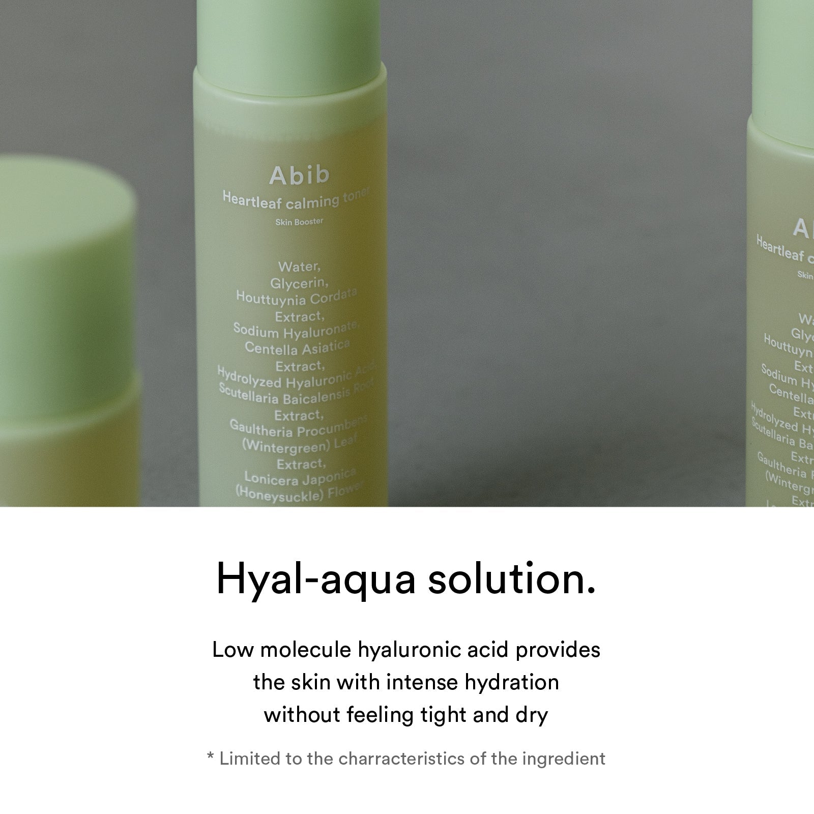 Abib Heartleaf Toner Centella Soybean Skullcap Honeysuckle – Scutellaria Baicalensis Lonicera Japonica four botanicals calm anti-inflammatory